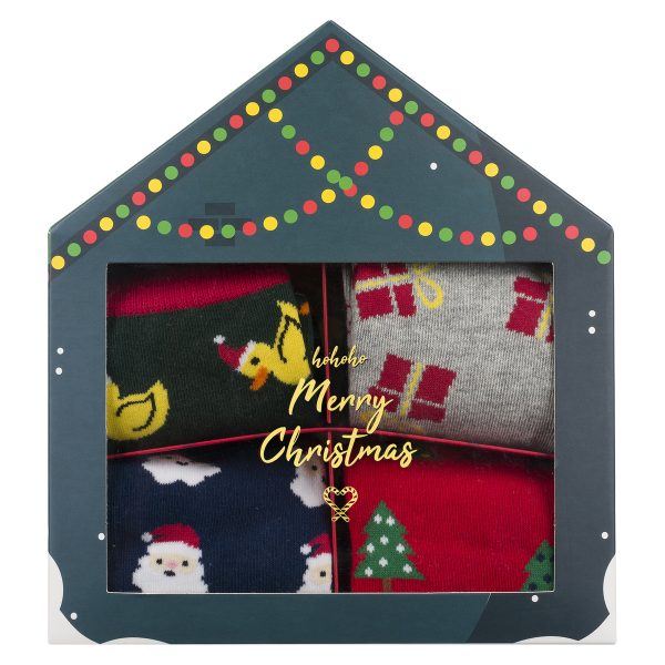 Božićna kućica MUŠKE ČARAPE