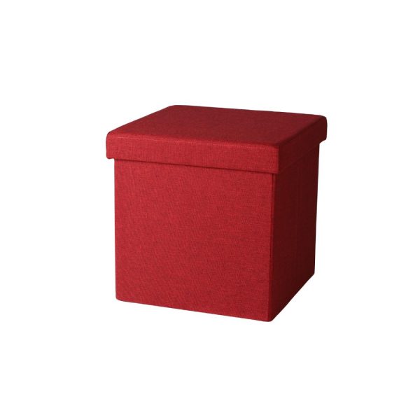 Sklopivi tabure s spremnikom-CRVENA